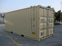 New-20ft-DD-(Double-Doors)-tan-RAL-1001-shipping-container-2975
