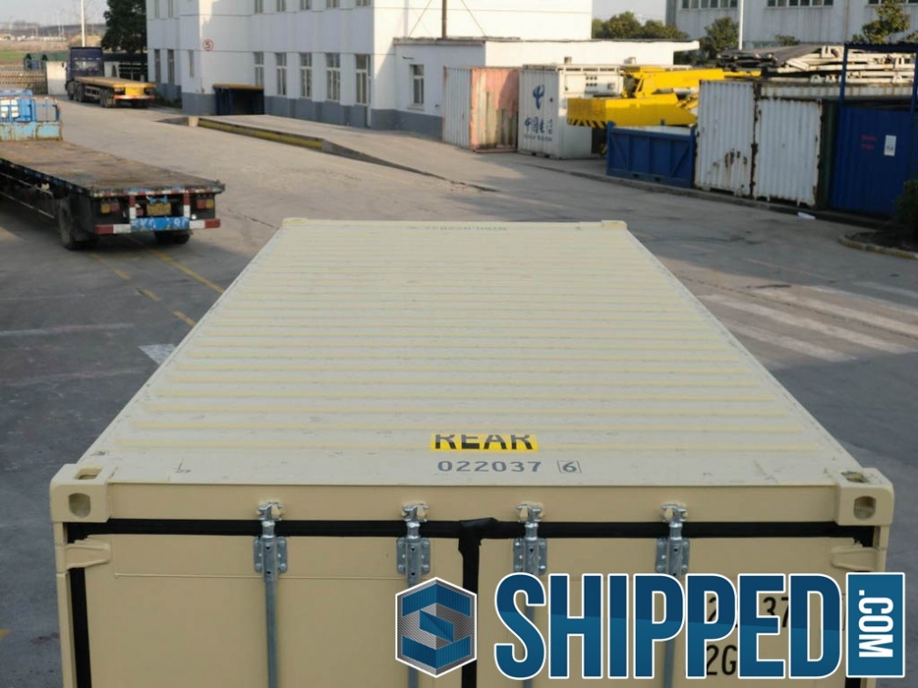 New-20ft-DD-(Double-Doors)-tan-RAL-1001-shipping-container-2977