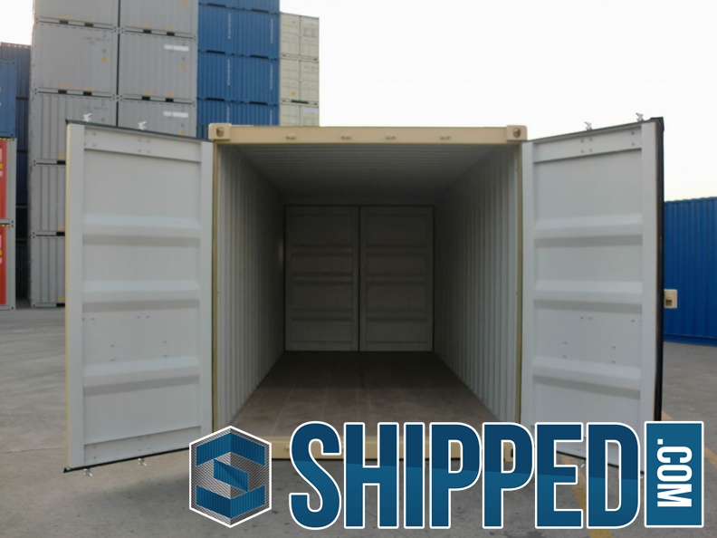 New-20ft-DD-(Double-Doors)-tan-RAL-1001-shipping-container-2986